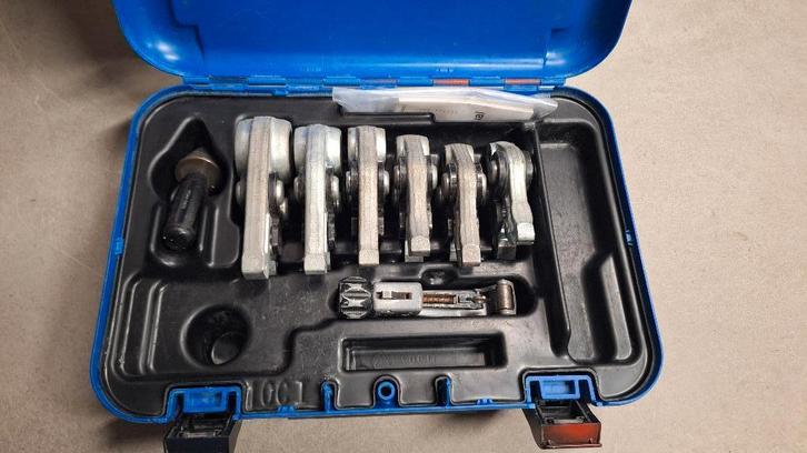 Geberit Mepla Persbekken set 16-20-26-32-40-50, Doe-het-zelf en Verbouw, Gereedschap | Machine-onderdelen en Toebehoren, Zo goed als nieuw