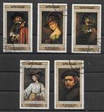 Jemen - YAR 1968  Schilderijen Rembrandt, Postzegels en Munten, Postzegels | Thematische zegels, Verzenden, Gestempeld