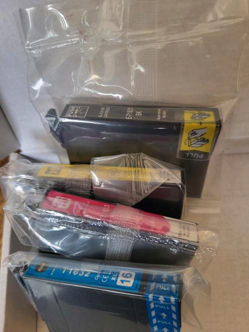 4 st Epson 16XL inkt huismerk zwart / cyaan / geel / magenta, Computers en Software, Printerbenodigdheden, Nieuw, Ophalen of Verzenden
