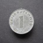 1 Pfennig 1942 J Duitsland km#97 Zink WW2, Verzenden, Duitsland, Losse munt