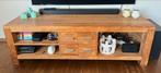 Teakhouten TV Dressoir, Ophalen, Gebruikt, 150 tot 200 cm, Teakhout