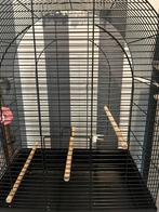 Zwarte vogelkooi, Dieren en Toebehoren, Vogels | Hokken en Kooien, Ophalen of Verzenden, Zo goed als nieuw, Vogelkooi