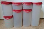 Tupperware ruimtespaarders ruimte spaarders 7 stuks Zie foto, Ophalen of Verzenden, Zo goed als nieuw