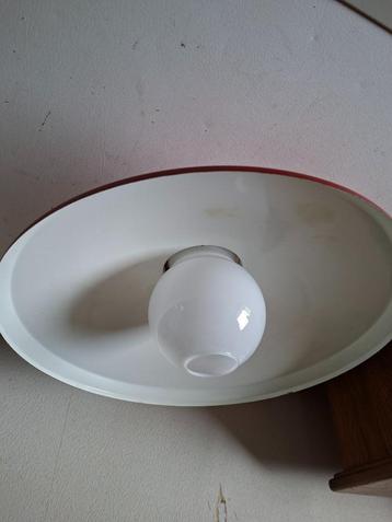 VINTAGE  GAS  PLAFONDLAMP beschikbaar voor biedingen