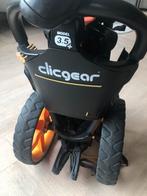 Clicgear 3.5+ 3 wiel, rem, klein inklapbaar €150, Sport en Fitness, Golf, Golfkar, Ophalen of Verzenden