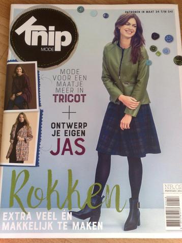 Knipmode februari nr. 2 / 2018 , maat 34 t/m 54 beschikbaar voor biedingen