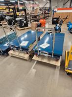 HBM verrijdbare werktafel / heftafel groot 500 kg, blauw, Ophalen, Nieuw, 70 tot 120 cm