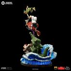 Iron Studios Disney Deluxe Art Statue Peter Pan vs Hook, Verzamelen, Disney, Beeldje of Figuurtje, Nieuw, Ophalen of Verzenden