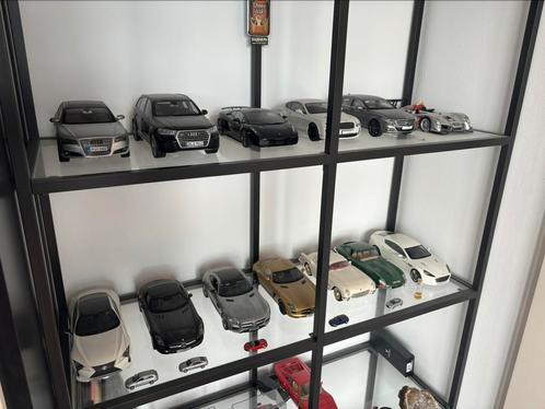 Complete modelauto verzameling in diverse schalen., Hobby en Vrije tijd, Modelbouw | Auto's en Voertuigen, Gebruikt, Auto, 1:32 tot 1:50