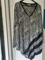 zwart wit shirt/ top merk :vintage SRL TG Uni, Ophalen of Verzenden, Zo goed als nieuw, Zwart, Shirt of Top