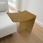 Vintage sidetable bijzettafeltje jaren 80 gebogen multiplex, Vintage, Gebruikt, Verzenden, Vintage