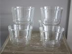 set van 6 la dolce vita ijscoups , Huis en Inrichting, Gebruikt, Overige typen, Ophalen of Verzenden, Glas