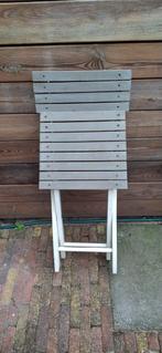 Opklapbare tuin/balkon stoel, Ophalen, Gebruikt, Hout