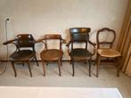 4 stoelen antiek vintage eetkamerstoel, Ophalen