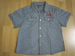 Zwart/wit geblokt blousje *auto*, Kinderen en Baby's, Kinderkleding | Maat 116, H&M, Overhemd of Blouse, Ophalen of Verzenden
