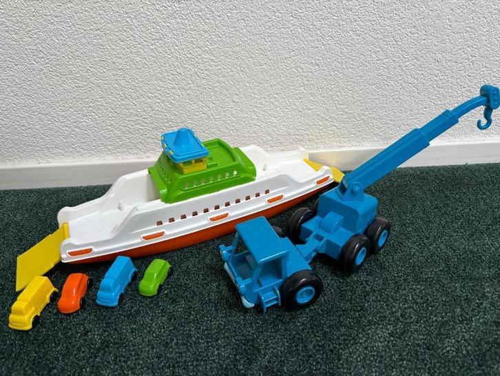 Hijskraan ( Bob de Bouwer) en veerboot, Kinderen en Baby's, Speelgoed | Educatief en Creatief, Gebruikt, Ontdekken, Ophalen of Verzenden