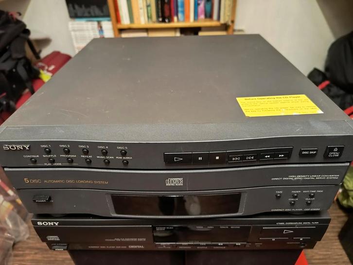 Sony 5-Disc CD Wisselaar - CDP-C325M, Audio, Tv en Foto, Cd-spelers, Zo goed als nieuw, Sony, Wisselaar, Ophalen of Verzenden