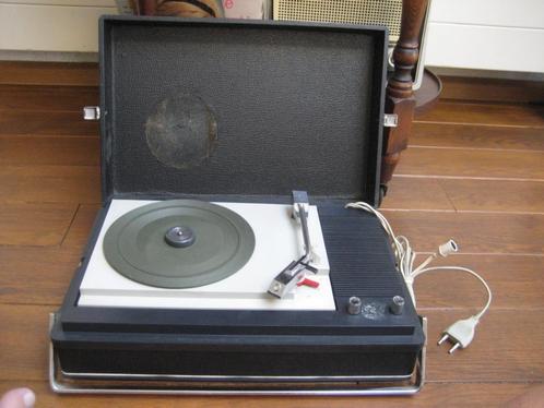Koffer pick up sixties vintage, Audio, Tv en Foto, Platenspelers, Gebruikt, Platenspeler, Overige merken, Ophalen of Verzenden