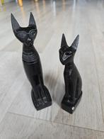 Egyptische katten beeldjes, Verzamelen, Beelden en Beeldjes, Gebruikt, Ophalen of Verzenden, Dier