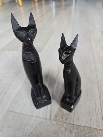 Egyptische katten beeldjes 