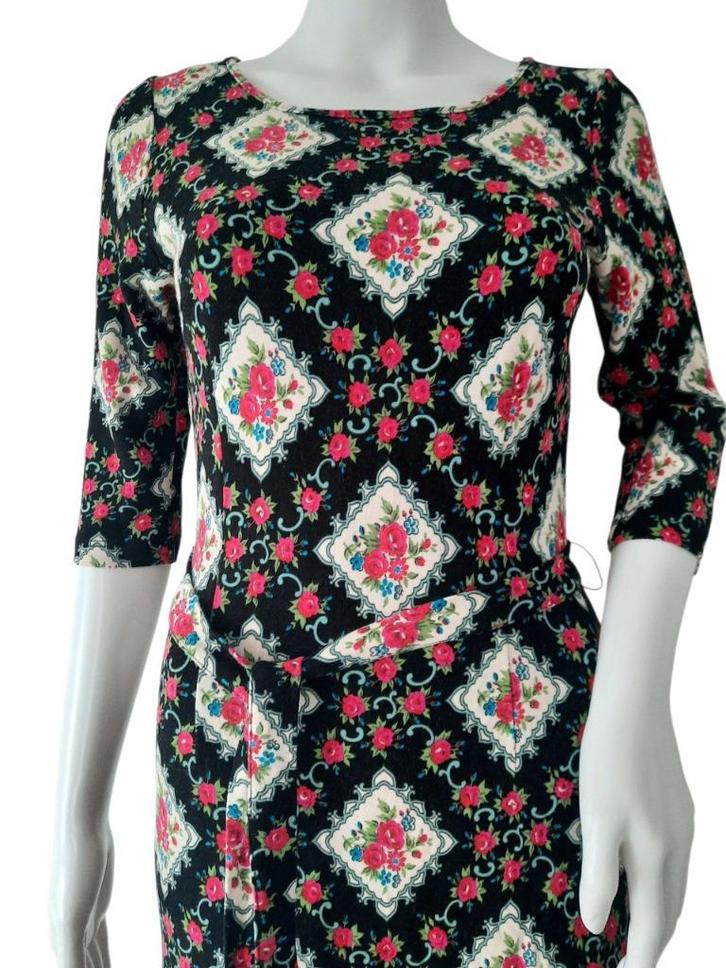 Nieuwe jurk King Louie wp 119,95 maat S 36  - NU 0,99 porto, Kleding | Dames, Jurken, Nieuw, Maat 36 (S), Zwart, Knielengte, Ophalen of Verzenden