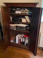 Oude eiken boekenkast - 171x114x44.5cm, Huis en Inrichting, Kasten | Kledingkasten, Ophalen, Met plank(en), Gebruikt, 100 tot 150 cm