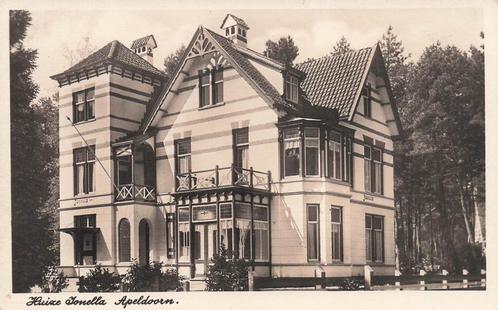 AY394 Apeldoorn Huize Jonella Beukenlaan jaren 30/40, Verzamelen, Ansichtkaarten | Nederland, Ongelopen, Gelderland, 1920 tot 1940
