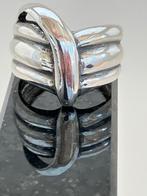 Brede zilveren ring, Ophalen of Verzenden, Dame, Zilver, Kleiner dan 17