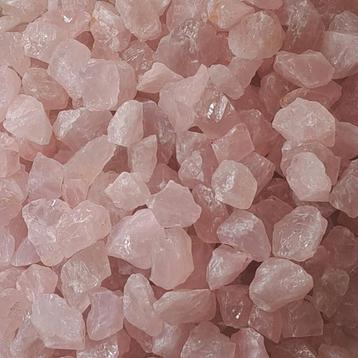 Rozekwarts actie! €1 edelsteen Roze Kwarts edelstenen stenen beschikbaar voor biedingen