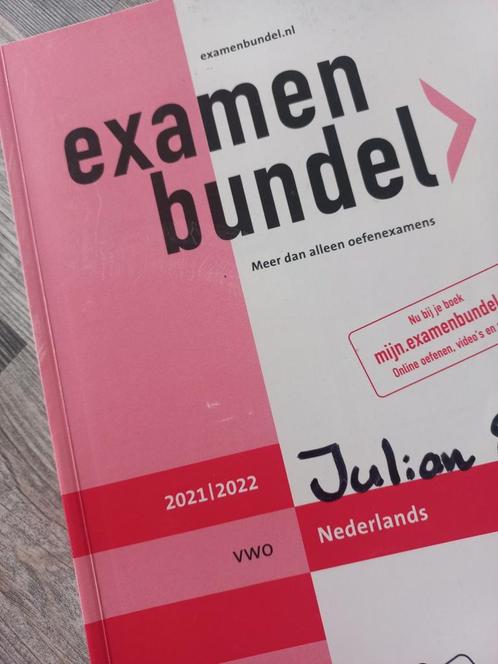 Examenbundel VWO Nederlands, Boeken, Schoolboeken, Gelezen, Nederlands, VWO, Ophalen of Verzenden
