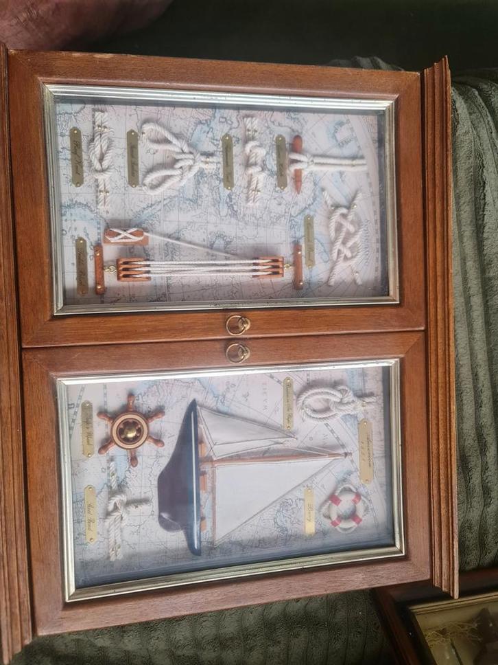 Sleutelkastje, Huis en Inrichting, Woonaccessoires | Lijsten, Zo goed als nieuw, Minder dan 50 cm, Minder dan 50 cm, Hout, Ophalen of Verzenden
