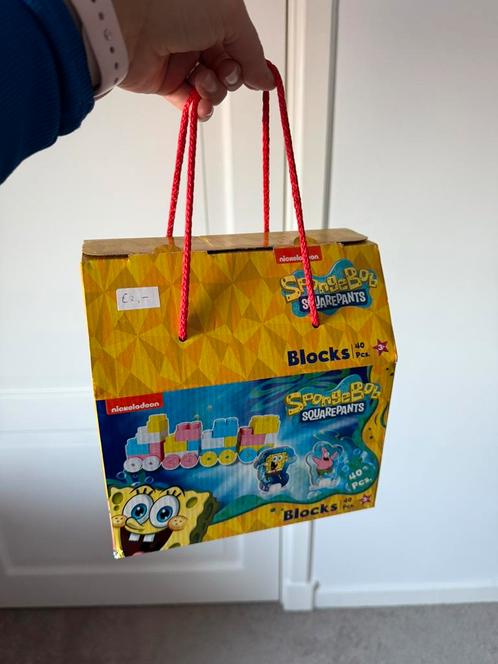 Nieuw: blocks 40 stuks van SpongeBob, Kinderen en Baby's, Speelgoed | Bouwstenen, Nieuw, Overige merken, Ophalen of Verzenden