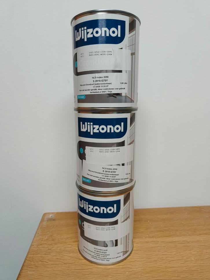 Wijzonol grondverf S2010-G70Y, Doe-het-zelf en Verbouw, Verf, Beits en Lak, Nieuw, Verf, Minder dan 5 liter, Groen, Ophalen of Verzenden
