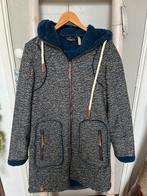 Parka dames gevoerd blauw/grijs, Kleding | Dames, Jassen | Winter, Ophalen of Verzenden, Zo goed als nieuw, Blauw
