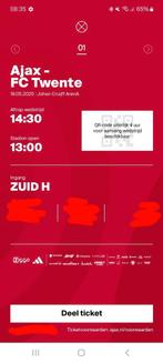 Ajax - FC Twente F-Side 1 kaart bieden, Eén persoon, April