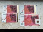 Frankrijk 4x test biljet Maurice Ravel 2001-2002, Ophalen of Verzenden, Frankrijk, 5 euro