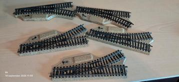 5 marklin m rails wissels handmatig beschikbaar voor biedingen