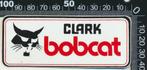 Sticker: Clark - Bobcat (1), Ophalen of Verzenden, Zo goed als nieuw, Bedrijf of Vereniging