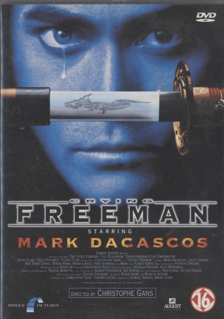 60) Crying Freeman: mer Mark Dacascos, Cd's en Dvd's, Dvd's | Actie, Gebruikt, Actie, Vanaf 16 jaar, Ophalen of Verzenden