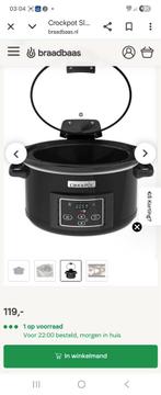 Crock-Pot Slowcooker - Nieuw in Verpakking!, Ophalen of Verzenden, Vaatwasmachinebestendig, Nieuw