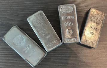 4x 1kg zilverbaar  beschikbaar voor biedingen