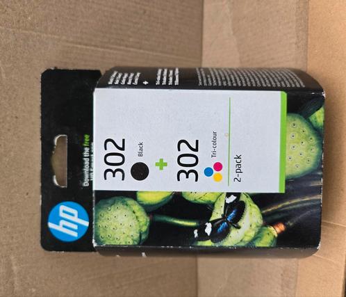 HP 302 originele zwarte/drie-kleuren inktcartridges, 2-pack, Computers en Software, Printerbenodigdheden, Nieuw, Ophalen of Verzenden