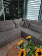 Grijze/bruine bankstel - 4/4.5 jaar oud., Huis en Inrichting, Banken | Bankstellen, 250 tot 300 cm, Gebruikt, Hoekbank, 75 tot 100 cm