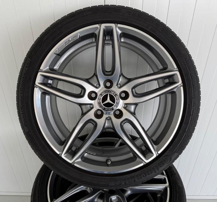 Orig’ Mercedes Benz A / B / CLA Klasse AMG Velgen 18 Inch, Auto-onderdelen, Banden en Velgen, Banden en Velgen, Zomerbanden, 18 inch