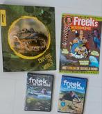 Freek Vonk 2 dvd's boekje met Freek de weteld rond, ringmap, Ophalen of Verzenden, Zo goed als nieuw