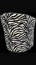 Safari Club Fauteuil Zebraprint, Huis en Inrichting, Fauteuils, Ophalen, Stof, 75 tot 100 cm, Safari