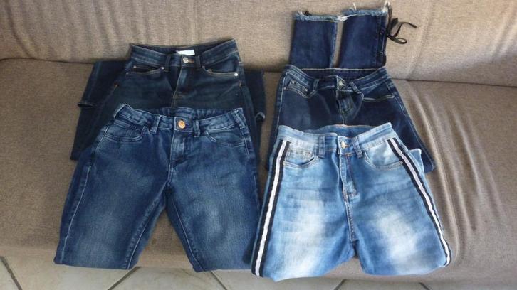 3 Spijkerbroeken: H&M en C&A maat 34, Kleding | Dames, Broeken en Pantalons, Nieuw, Maat 34 (XS) of kleiner, Blauw, Lang, Ophalen of Verzenden