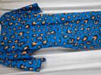 Hip blauw jurkje panterprint maat M, Ophalen of Verzenden, Zo goed als nieuw