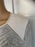 H240 Maison Scotch mt. 1=S=36 vest jasje wit/grijs, Wit, Zo goed als nieuw, Maat 36 (S), Maison Scotch