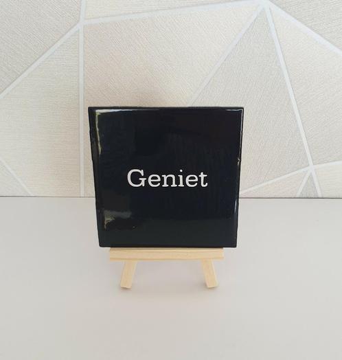 Tegeltje, Huis en Inrichting, Woonaccessoires | Tekstborden en Spreuken, Zo goed als nieuw, Ophalen of Verzenden